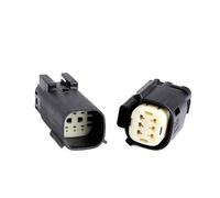 Connecteur De Fil Automobile Étanche Femelle Mâle, 1 Jeu De 6 Broches 1.5mm, Prise Automatique Compatible with The 33482-0601 33472-0601(Female and Male)