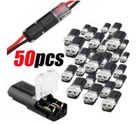 Connecteur de fil de voiture à 2 broches, connecteur électrique, câble de fil automobile, connecteur de câble étanche 50/1 pièces/ensemble 10pcs