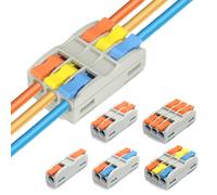 Connecteur de fil dur épissable, Insertion directe, multi-entrées et sorties, bornier de câblage rapide, 10/50 pièces M-433C