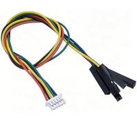 Connecteur de fil électronique MX1.25 à ligne Dupont wire-2P/3P/4P/5P/6 broches à 2.54MM, câble de couleur mâle/femelle, 10 pièces(300MM,TO DUPONT FEMALE_10PCS_2P)