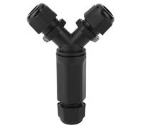 Connecteur de fil étanche 3 Way 3 Y Type de fil électrique Bouche de fil IP68 Boîte de jonction en laiton en laiton en nylon LED pour la ferme Home Farm Éclairage extérieur