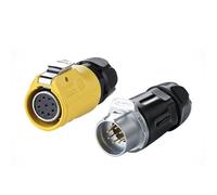 Connecteur de Fil étanche à Connexion Rapide LP20, connecteur Industriel IP68 for équipement extérieur, Machines et éclairage(9 Pin Set)