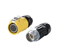 Connecteur de Fil étanche à Connexion Rapide LP20, connecteur Industriel IP68 for équipement extérieur, Machines et éclairage(7 Pin Set)