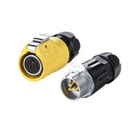 Connecteur de Fil étanche à Connexion Rapide LP20, connecteur Industriel IP68 for équipement extérieur, Machines et éclairage(3 Pin Set)