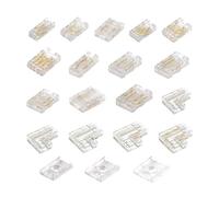 Connecteur de fil LED COB 5 8 10mm, connexion sans soudure, Mini boucle FCOB CCT, bandes lumineuses 2 3 4 broches(O3P-10-L,100PCS)