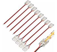 Connecteur de fil LED COB, connexion 5 8 10mm, Mini boucle sans soudure, bande lumineuse LED FCOB RGB CCT, connecteur 2 3 4 broches avec fil OA4P-10-1