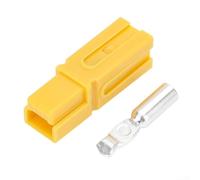 Connecteur de fil unipolaire 120 A, bornier de batterie robuste pour voiturette de golf, EV, système solaire, rouge (jaune)