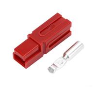 Connecteur de fil unipolaire 120 A, bornier de batterie robuste pour voiturette de golf, EV, système solaire, rouge (rouge)