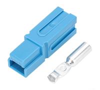 Connecteur de fil unipolaire 120 A, bornier de batterie robuste pour voiturette de golf, EV, système solaire, rouge (bleu)