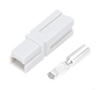 Connecteur de fil unipolaire 120 A, bornier de batterie robuste pour voiturette de golf, EV, système solaire, rouge (blanc)