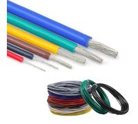 Connecteur De Fils Électroniques UL 1571, 30 AWG, 28 AWG, 26 AWG, 24 AWG, 22 AWG, 20 AWG, Âme En Cuivre Étamé Toronné, Isolation PVC Écologique, -30 ℃ ~ 80 ℃, For LED(100ft,30AWG)