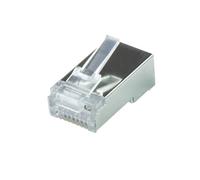 Connecteur de fils RJ-45 LogiLink Cat6a plaqué or - argent