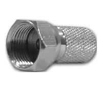 Connecteur de fils - TELEVES - PREISNER FST70 F - Métal argenté - Diamètre 7mm - Connecteur F