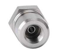 Connecteur de frein automobile, 3/8-24 mâle à 3/16 Femelle inversée, adaptateur en acier inoxydable pour freiner AN3 to 3/8-24 1pcs
