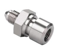 Connecteur de frein automobile, 3/8-24 mâle à 3/16 Femelle inversée, adaptateur en acier inoxydable pour freiner AN4 to M10X1.25 1pcs