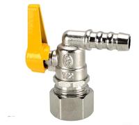 Connecteur de gaz en laiton robuste pour tuyauterie en aluminium et plastique 1216 de type Y coudé en T adaptateur de robinet à boisseau sphérique design anti-fuite haute pression construction pour