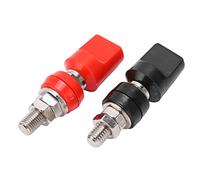Connecteur de goujon à borne de batterie en cuivre 2PCS, M8 Kite de blocage de jonction de batterie en cuivre pure à distance M8, connecteurs de poste de liaison à la borne de 8 mm