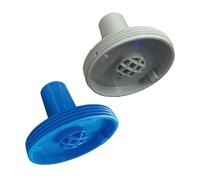 Connecteur de grille de filtre de piscine de 3,2 cm - Adaptateur de rechange pour système Intex - Gris + Bleu