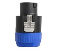 Connecteur de haut-parleur 4 broches compatible NL4FC, 4/10/20 pièces, fiche de verrouillage avec épissure(Blue,4 PCS)