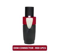Connecteur de haut-parleur audio,prise de haut-parleur,amplificateur de puissance,câble de haut-parleur,boîtier audio,connecteur XLR,tête ohm,4P,4 broches,5 pièces,20 pièces,100 pi - Type Red-5 pcs