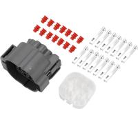 Connecteur De Haut-Parleur Automatique À 14 Broches Pour Voiture, Connecteur De Fil Femelle Pour Honda En Plastique Cuivré Étamé Noir - 1 Ensemble