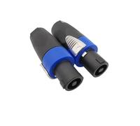 Connecteur de haut-parleur NL4FC à 4 pôles, prise de haut-parleur, adaptateur de câble à verrouillage torsadé, accessoires compatibles avec NEUTRIK, 1/2 pièces(2Pcs)