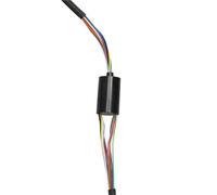 Connecteur de joint conducteur rotatif à 12 canaux, 2 A, double contact, plaqué or, type C, 250 tr/min