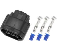 Connecteur De Lampe De feux- De Brouillard Drl Klaxon No.33950Tz5A01 Connecteur De Borne Femelle Interne pour Honda Civic 2016-2019 Plastique Noir