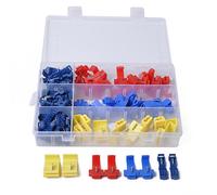 Connecteur De Ligne Chaude Joint Terminal Bleu Rouge Attache De Connexion Rapide Fil Sertissage Séparateur Lèvre Rupture Pince Bande-Libre Souple Distributeur