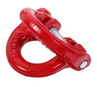 Connecteur de Maillons de Chaîne de Levage en Acier 3, 2t Rouge | Reassemblage Stable, Goupille Anti-chute, Installation Facile, Maillon D’accouplement pour Usage Industriel