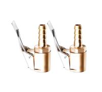 Connecteur De Mandrin Pneumatique - Adaptateur De Verrouillage En Laiton, Outil De Gonflage De Pneu, Raccord De Valve En Deux Pièces | Joint De Gonflage Étanche, Contrôle Rapide Du Flux D'air, Pour Vo