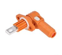 Connecteur de mémoire 80 A 1000 V CC IP67 Connexion rapide en cuivre plaqué argent PA66 V0 pour stockage d'énergie Armoires Chariot élévateur électrique Télécom Stations de base Noir Orange (orange)