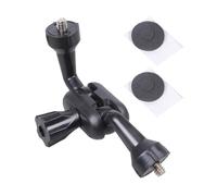 Connecteur de montage d'appareil photo réglable double filetage mâle 12 cm multi-usage pour pinces de smartphone, supports de micro, vis de photographie en métal