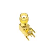 Connecteur de montage sur PCB SMA-KWE, adaptateur RF mâle femelle, prise à trou traversant, Angle droit(SMA-KWE,5PCS)