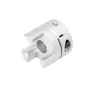 Connecteur de moteur de couplage d'arbre Flexible en alliage d'aluminium à trois griffes XB40 * 65, utilisé for le servomoteur pas à pas, vis à billes 1 pièce