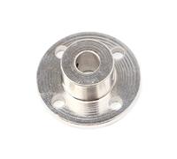 Connecteur de Moteur de coupleur d'arbre de Guidage de Moteur d'accouplement à Bride Rigide de 7mm, Argent