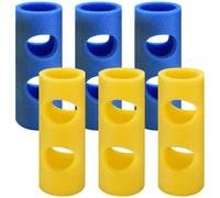 Connecteur de Nouilles de Piscine 6 pièces, connecteur en Mousse léger 2.56x11.81 avec 2 Trous