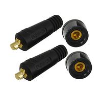 Connecteur de panneau de câble de soudage RIVERWELD TIG-prise DKJ10-25 & DKZ10-25 200Amp Dinse raccord rapide 2 ensembles