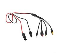 Connecteur de panneau solaire 4 en 1 répartiteur de câble d'extension 12 AWG en cuivre pur IP68 étanche avec XT60 DC 8 mm 5,5 mm compatible avec solaire