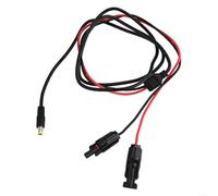 Connecteur de panneau solaire vers adaptateur CC 8 mm, 180 cm de long, conçu pour une performance robuste avec des stations d'alimentation portables
