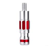 Connecteur de pêche à changement rapide 8 mm Bouchon anti-retour pour fixation de filet d'eau douce salée bar truite (rouge B)