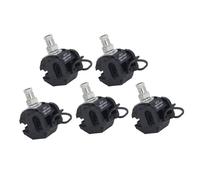 Connecteur de Perçage D'isolation, 5 Pièces, Pince de Perçage sans Pelage, Séparateur de Câble Haute Basse Tension sans Rupture D'isolation, Pince de Perçage 1KV (JJC-4)