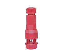Connecteur de perçage Fastlock basse tension 1/2/3/4/5/10 pièces Connecteur de câble électrique rapide Terminal de fil à sertir étanche(Red,5pcs)