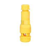 Connecteur de perçage Fastlock basse tension 1/2/3/4/5/10 pièces Connecteur de câble électrique rapide Terminal de fil à sertir étanche(Yellow,2pcs)