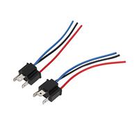 Connecteur de Phare à Douille Mâle H4, 3 Broches, 12V-24V, Ensemble de 2