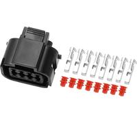 Connecteur De Phare Halogène À Led À 8 Broches 2,2 Mm Série Femelle Connecteur De Terminal De Fil Pour Hyundai Elantra 2011-2015 Plastique Cuivre Étamé Noir 1 Ensemble