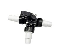 Connecteur de piscine à trois voies efficace - Vannes de dérivation - Accessoires de connexion pour tuyaux de natation - Kit d'entretien - Accessoires de piscine