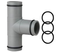 Connecteur de piscine - Répartiteur de de 3,2 cm, adaptateur d'extension solide, coupleur de tube étanche | Raccord de au-dessus du sol pour système de nettoyage d'installation de de