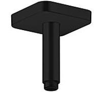 connecteur de plafond hansgrohe 26965670 100 mm, noir mat, angulaire