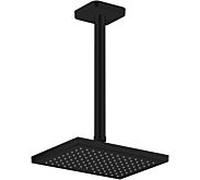 connecteur de plafond hansgrohe 26966670 300 mm, noir mat, angulaire